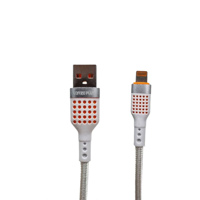 کابل تبدیل USB به لایتنینگ لورزو پلاس مدل C16 طول 1 متر بسته 10 عددی