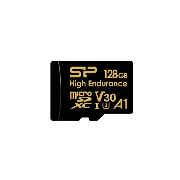 کارت حافظه microSDHC سیلیکون پاور مدل Golden series Superior کلاس 10 استاندارد UHS-I U3 سرعت 10MBps ظرفیت 128 گیگابایت