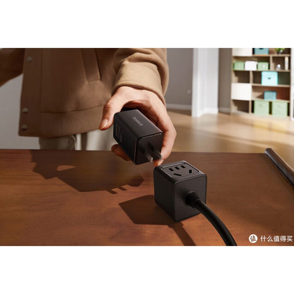 شارژر رومیزی ۶۷ وات بیسوس مدل PowerCombo 67W