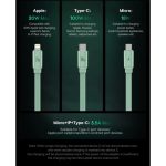 کابل تبدیل USB-C به MicroUSB/USB-C/لایتنینگ بیسوس مدل A85 طول 1.7 متر