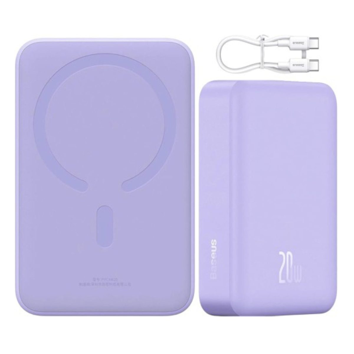 پاوربانک بیسوس مدل MAGNETIC MINI 20W ظرفیت 20000 میلی آمپر ساعت