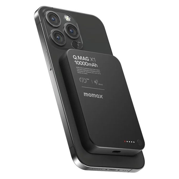 پاوربانک مومکس مدل QMAG X1 ظرفیت 10000 میلی آمپر ساعت